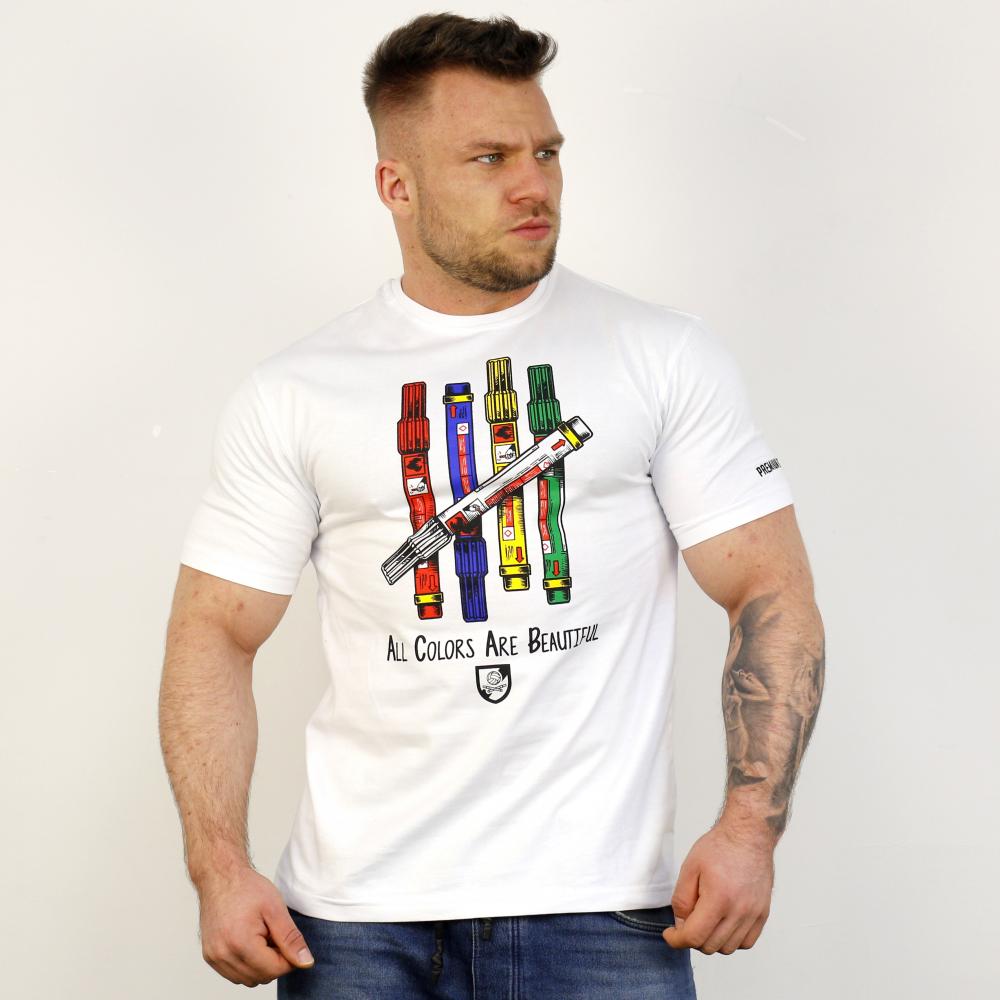 USW054 All color are beatiful WHITE T-SHIRT