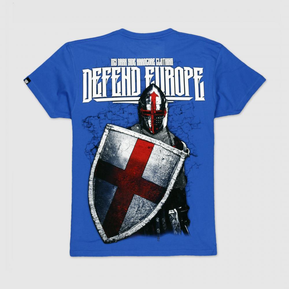MDS004B tshirt blue DEFEND
