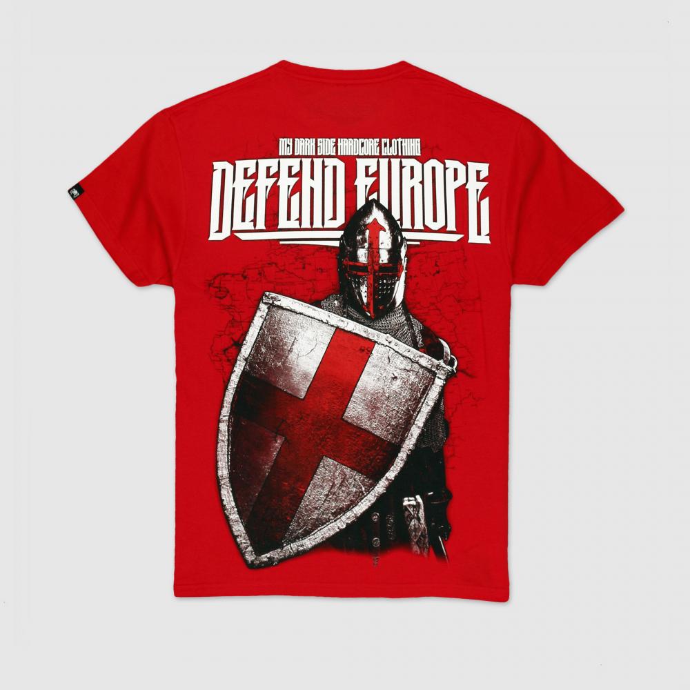 MDS004R tshirt red DEFEND