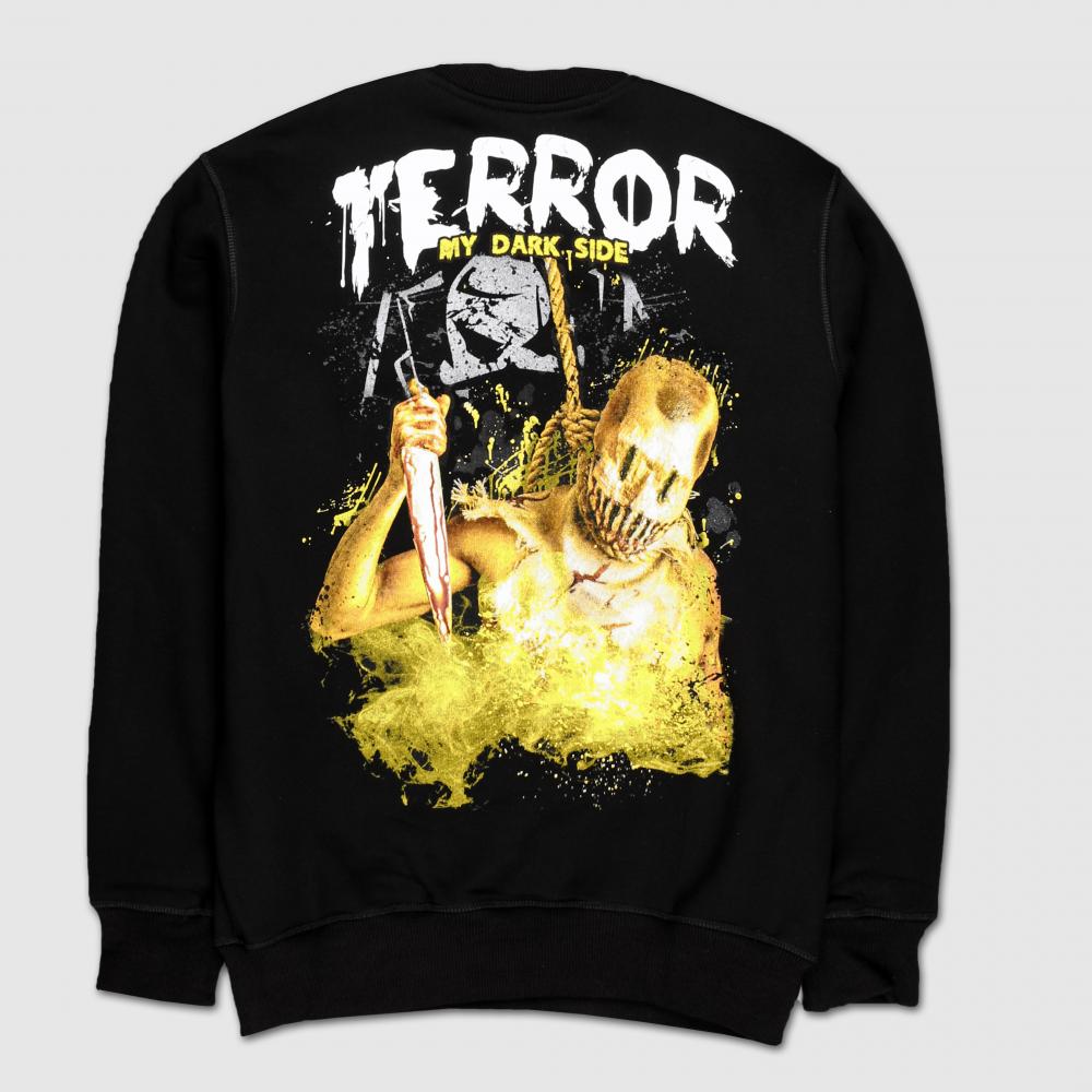 MDS009 TERROR BLACK SWEATSHIRT