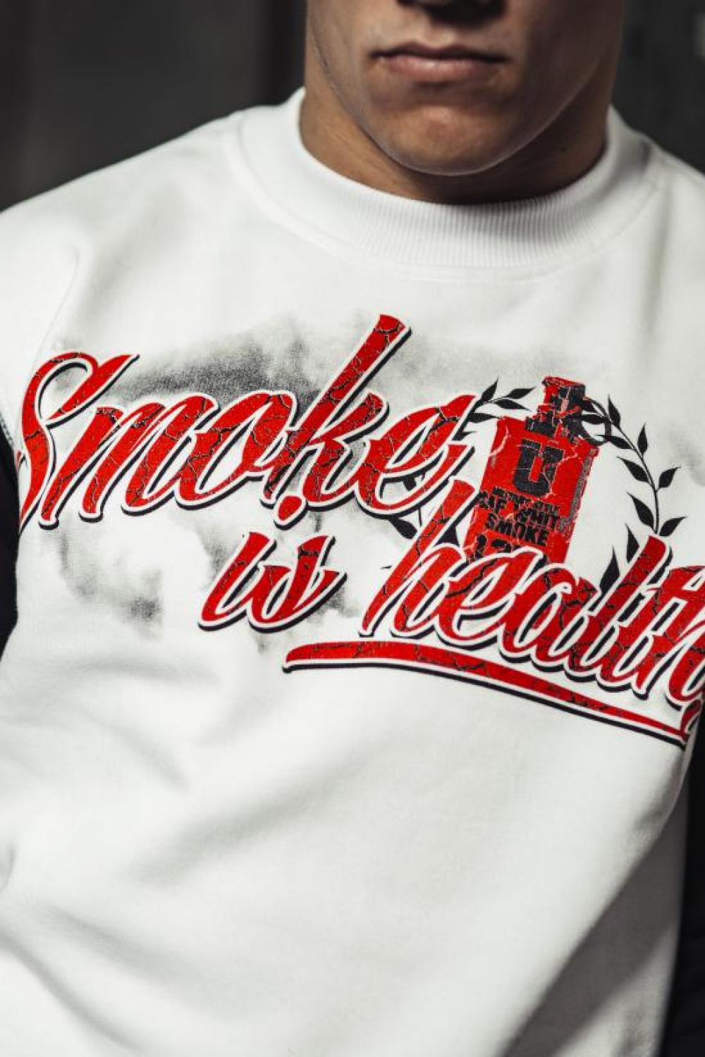 O032 SMOKE IS HEALTHY sweatshirt