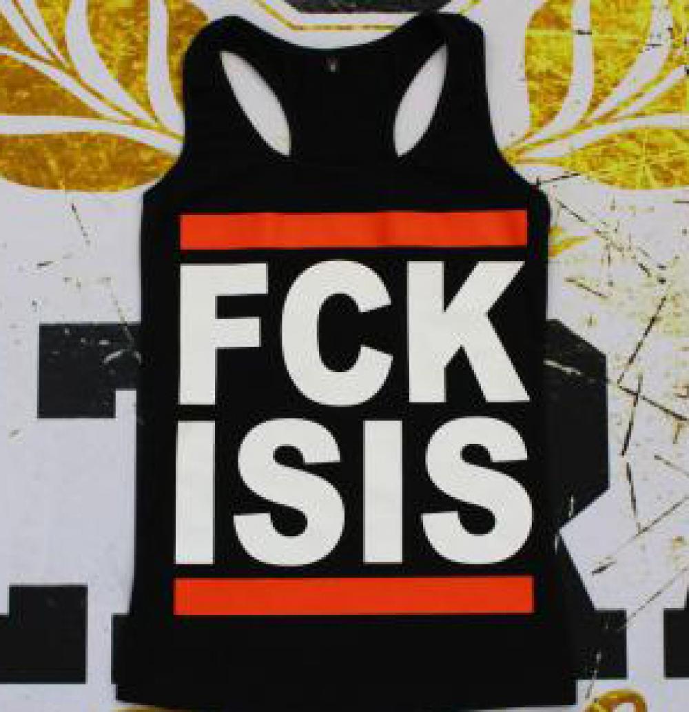 US fck isis T-SHIRT tanktop