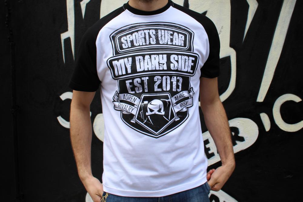 MDS007b TSHIRT MIX BLACK WHITE