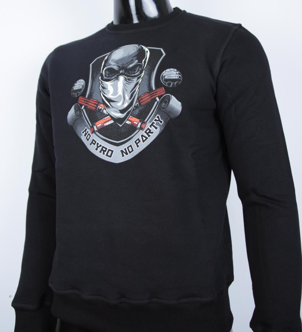 USW153 No pyro No party mask sweatshirt