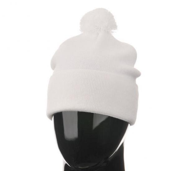 Bobble hat with stripes (21 days)